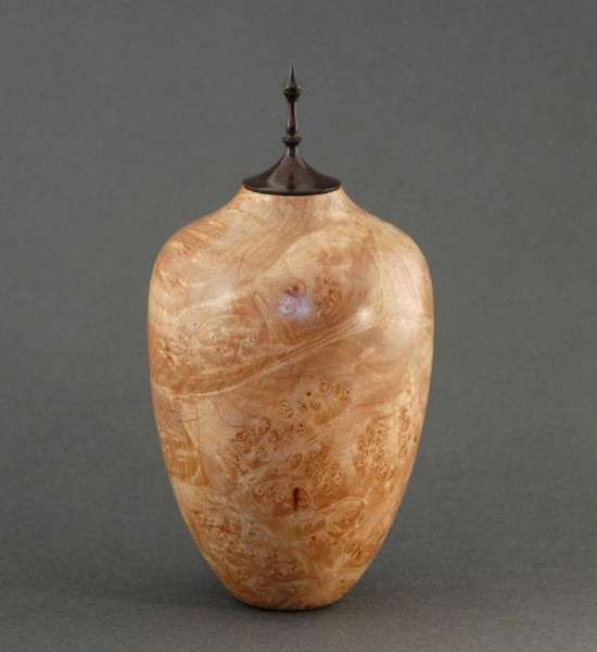 Big Leaf Maple Burl Lidded Form